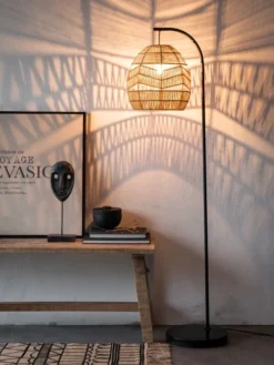 Maisons Du Monde Lampadaires Lampadaire Beige Et Noir H151 -Luminaires Soldes 202 lampadaire beige et noir h151 1000 5 7 210091 6