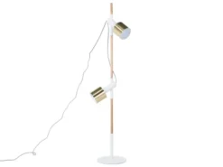 Beliani Lampadaires Lampadaire Blanc