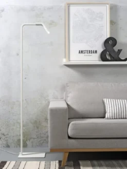 It's About Romi Lampadaires Lampadaire Blanc H142cm -Luminaires Soldes 202 lampadaire blanc h142cm 2