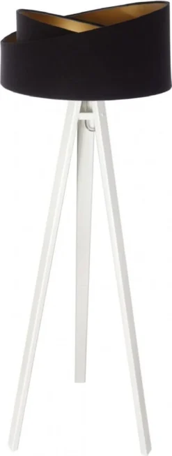 BPS Koncept Lampadaires Lampadaire Bois Clair H145 -Luminaires Soldes 202 lampadaire blanc h145
