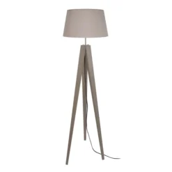 Tosel Lampadaires Lampadaire Bois Taupe
