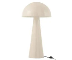 Meubles & Design Lampadaires Lampadaire Champignon En Métal Blanc -Luminaires Soldes 202 lampadaire champignon en metal blanc 2