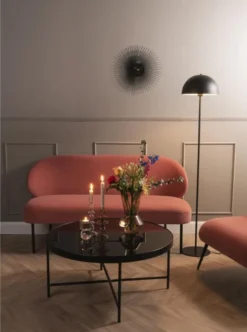 Leitmotiv Lampadaires Lampadaire Champignon En Métal Blanc -Luminaires Soldes 202 lampadaire champignon en metal blanc 7