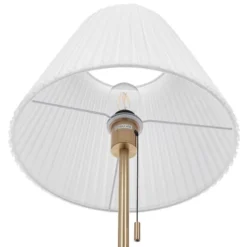 Beliani Lampes à Poser Lampadaire Cuivré Et Blanc En Métal -Luminaires Soldes 202 lampadaire cuivre et blanc en metal 4