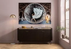 Kare Design Lampadaires Lampadaire En Acier Doré H158 -Luminaires Soldes 202 lampadaire en acier dore h158 4