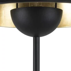QAZQA Lampadaires Lampadaire En Acier Noir -Luminaires Soldes 202 lampadaire en acier noir 13