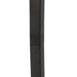 QAZQA Lampadaires Lampadaire En Acier Noir -Luminaires Soldes 202 lampadaire en acier noir 25