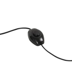 QAZQA Lampadaires Lampadaire En Acier Noir -Luminaires Soldes 202 lampadaire en acier noir 7