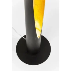 Kare Design Lampadaires Lampadaire En Acier Noir Et Doré H140 -Luminaires Soldes 202 lampadaire en acier noir et dore h140 3