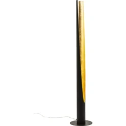 Kare Design Lampadaires Lampadaire En Acier Noir Et Doré H140 -Luminaires Soldes 202 lampadaire en acier noir et dore h140 4