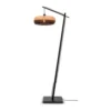 Good & Mojo Lampadaires Lampadaire En Bambou Abat-jour En Bambou Naturel/noir, H. 176cm -Luminaires Soldes 202 lampadaire en bambou abat jour en bambou naturel noir h 176cm