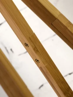 Good & Mojo Lampadaires Lampadaire En Bambou Et Lin Gris H160cm -Luminaires Soldes 202 lampadaire en bambou et lin gris h160cm 2