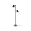 Leitmotiv Lampadaires Lampadaire En Bois Et Métal Hauteur 150 Cm Marron Et Noir 1 Leitmotiv Lampadaires Lampadaire En Bois Et Métal Hauteur 150 Cm Marron Et Noir -Luminaires Soldes 202 lampadaire en bois et metal hauteur 150 cm marron et noir