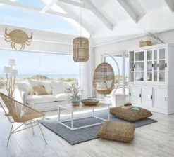 Maisons Du Monde Lampadaires Lampadaire En Bois Flotté Et Abat-jour Blanc H159 -Luminaires Soldes 202 lampadaire en bois flotte et abat jour blanc h159 1000 12 40 190854 4