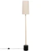 Maisons Du Monde Lampadaires Lampadaire En Bois Noir, Gris Et Beige, Abat-jour En Lin H154 -Luminaires Soldes 202 lampadaire en bois noir gris et beige abat jour en lin h154 1000 3 23 228024 1