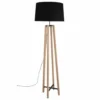 Maisons Du Monde Lampadaires Lampadaire En Chêne Et Abat-jour Noir H146 -Luminaires Soldes 202 lampadaire en chene et abat jour noir h146 1000 13 25 194816 1