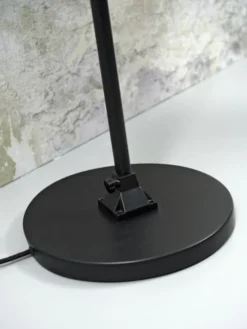 It's About Romi Lampadaires Lampadaire En Fer Abat-jour En Coton Noir, H. 190cm -Luminaires Soldes 202 lampadaire en fer abat jour en coton noir h 190cm 3