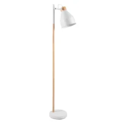 Maisons Du Monde Lampadaires Enfant Lampadaire En Hévéa Et Métal Blanc