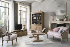 Maisons Du Monde Lampadaires Lampadaire En Manguier Et Abat-jour écru H166 -Luminaires Soldes 202 lampadaire en manguier et abat jour ecru h166 1000 3 32 191338 7