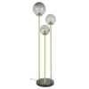 Maisons Du Monde Lampadaires Lampadaire En Marbre Noir, Tiges En Métal Doré Et Globes En Verre Teinte Fumé H155 -Luminaires Soldes 202 lampadaire en marbre noir tiges en metal dore et globes en verre teinte fume h155 1000 2 22 226629 1