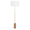 Maisons Du Monde Lampadaires Lampadaire En Marbre Rose Et Métal Doré, Abat-jour En Coton Blanc H156 -Luminaires Soldes 202 lampadaire en marbre rose et metal dore abat jour en coton blanc h156 1000 6 24 226344 1