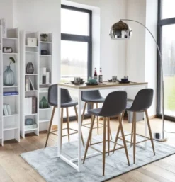 Maisons Du Monde Lampadaires Lampadaire En Métal Chromé H 200 Cm -Luminaires Soldes 202 lampadaire en metal chrome h 200 cm 1000 16 39 130542 11