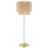 Maisons Du Monde Lampadaires Lampadaire En Métal Doré Abat-jour En Fibre Végétale H152 -Luminaires Soldes 202 lampadaire en metal dore abat jour en fibre vegetale h152 1000 10 5 205251 1