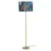 Maisons Du Monde Lampadaires Lampadaire En Métal Doré, Abat-jour Imprimé Multicolore En Coton H155 -Luminaires Soldes 202 lampadaire en metal dore abat jour imprime multicolore en coton h155 1000 6 20 226463 1