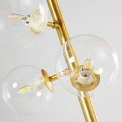 Maisons Du Monde Lampadaires Lampadaire En Métal Doré Et 6 Globes En Verre H160 -Luminaires Soldes 202 lampadaire en metal dore et 6 globes en verre h160 1000 10 38 182488 3