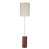 Maisons Du Monde Lampadaires Lampadaire En Métal Doré Et Abat-jour En Lin Beige -Luminaires Soldes 202 lampadaire en metal dore et abat jour en lin beige 1000 0 14 222972 1