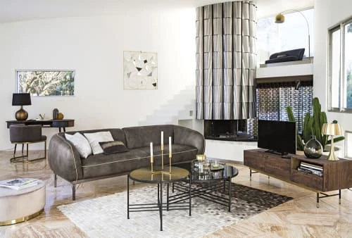 Maisons Du Monde Lampadaires Lampadaire En Métal Doré H206cm 6 Maisons Du Monde Lampadaires Lampadaire En Métal Doré H206cm – Image 4