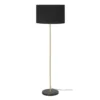 Maisons Du Monde Lampadaires Lampadaire En Métal Doré, Marbre Et Abat-jour En Velours Noirs H156 -Luminaires Soldes 202 lampadaire en metal dore marbre et abat jour en velours noirs h156 1000 4 37 220494 1