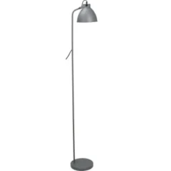 Wadiga Lampadaires Lampadaire En Métal Gris H155cm -Luminaires Soldes 202 lampadaire en metal gris h155cm 3