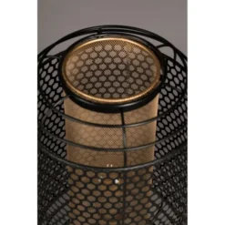 Dutchbone Lampadaires Lampadaire En Métal H111cm Noir -Luminaires Soldes 202 lampadaire en metal h111cm noir 5