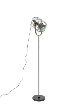 BOITE A DESIGN Lampadaires Lampadaire En Métal Noir