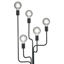 Trio Lampadaires Lampadaire En Métal Noir -Luminaires Soldes 202 lampadaire en metal noir 43