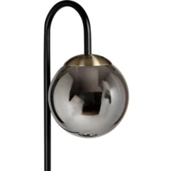 Maisons Du Monde Lampadaires Lampadaire En Métal Noir Et Globes En Verre Doré H130 -Luminaires Soldes 202 lampadaire en metal noir et globes en verre dore h130 1000 9 33 223729 3