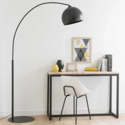 Maisons Du Monde Lampadaires Lampadaire En Métal Noir H 190 Cm -Luminaires Soldes 202 lampadaire en metal noir h 190 cm 1000 0 0 154734 11