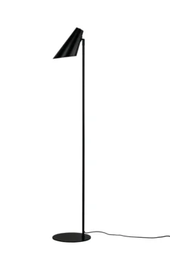 Dyberg Larsen Lampadaires Lampadaire En Métal Noir Mat, H 135 Cm D 15,5 Cm -Luminaires Soldes 202 lampadaire en metal noir mat h 135 cm d 15 5 cm 1