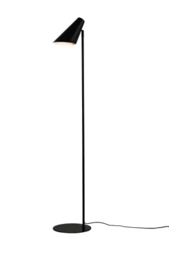 Dyberg Larsen Lampadaires Lampadaire En Métal Noir Mat, H 135 Cm D 15,5 Cm -Luminaires Soldes 202 lampadaire en metal noir mat h 135 cm d 15 5 cm 2