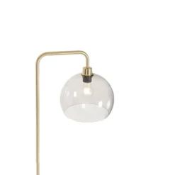 QAZQA Lampadaires Lampadaire En Plastique Doré/laiton -Luminaires Soldes 202 lampadaire en plastique dore laiton 4