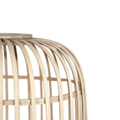 QAZQA Lampadaires Lampadaire En Rotin Beige -Luminaires Soldes 202 lampadaire en rotin beige 10