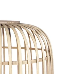 QAZQA Lampadaires Lampadaire En Rotin Beige -Luminaires Soldes 202 lampadaire en rotin beige 3