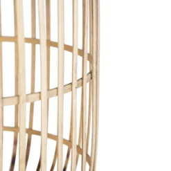 QAZQA Lampadaires Lampadaire En Rotin Beige -Luminaires Soldes 202 lampadaire en rotin beige 4