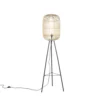 QAZQA Lampadaires Lampadaire En Rotin Beige -Luminaires Soldes 202 lampadaire en rotin beige 6