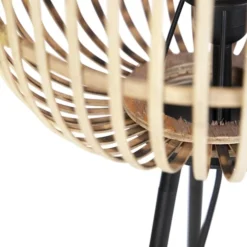 QAZQA Lampadaires Lampadaire En Rotin Beige -Luminaires Soldes 202 lampadaire en rotin beige 8