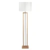 Maisons Du Monde Lampadaires Lampadaire En Terminalier Et Abat-jour En Coton Blanc H165 -Luminaires Soldes 202 lampadaire en terminalier et abat jour en coton blanc h165 1000 13 13 158232 1