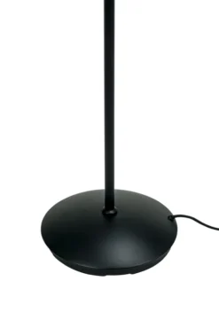 Dyberg Larsen Lampadaires Lampadaire En Verre Et Métal Noir Mat, H 150 Cm D 20 Cm -Luminaires Soldes 202 lampadaire en verre et metal noir mat h 150 cm d 20 cm 4