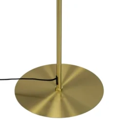Dyberg Larsen Lampadaires Lampadaire En Verre Fumé Et Laiton, H 160 Cm D 34 Cm -Luminaires Soldes 202 lampadaire en verre fume et laiton h 160 cm d 34 cm 3
