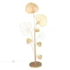 Maisons Du Monde Lampadaires Lampadaire Ginkgo En Métal Doré Et Bambou H145 -Luminaires Soldes 202 lampadaire ginkgo en metal dore et bambou h145 1000 5 16 204770 1